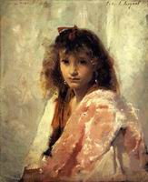 (image for) Handmade Oil painting for home canvas, oil painting framed canvas for living room John Singer Sargenti's art Carmela 1879